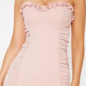 Rose Rouched Bodycon Dress